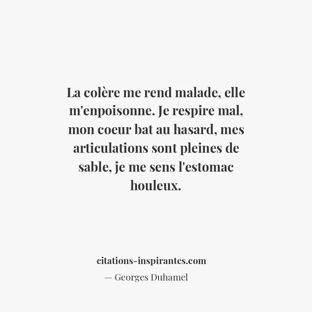 Citation de Georges Duhamel