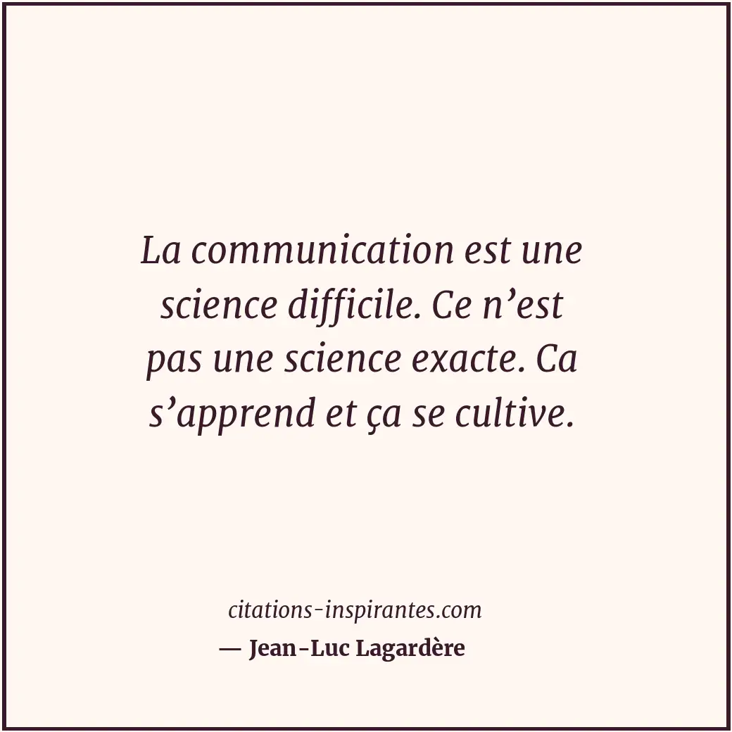 Citation de Jean-Luc Lagardère