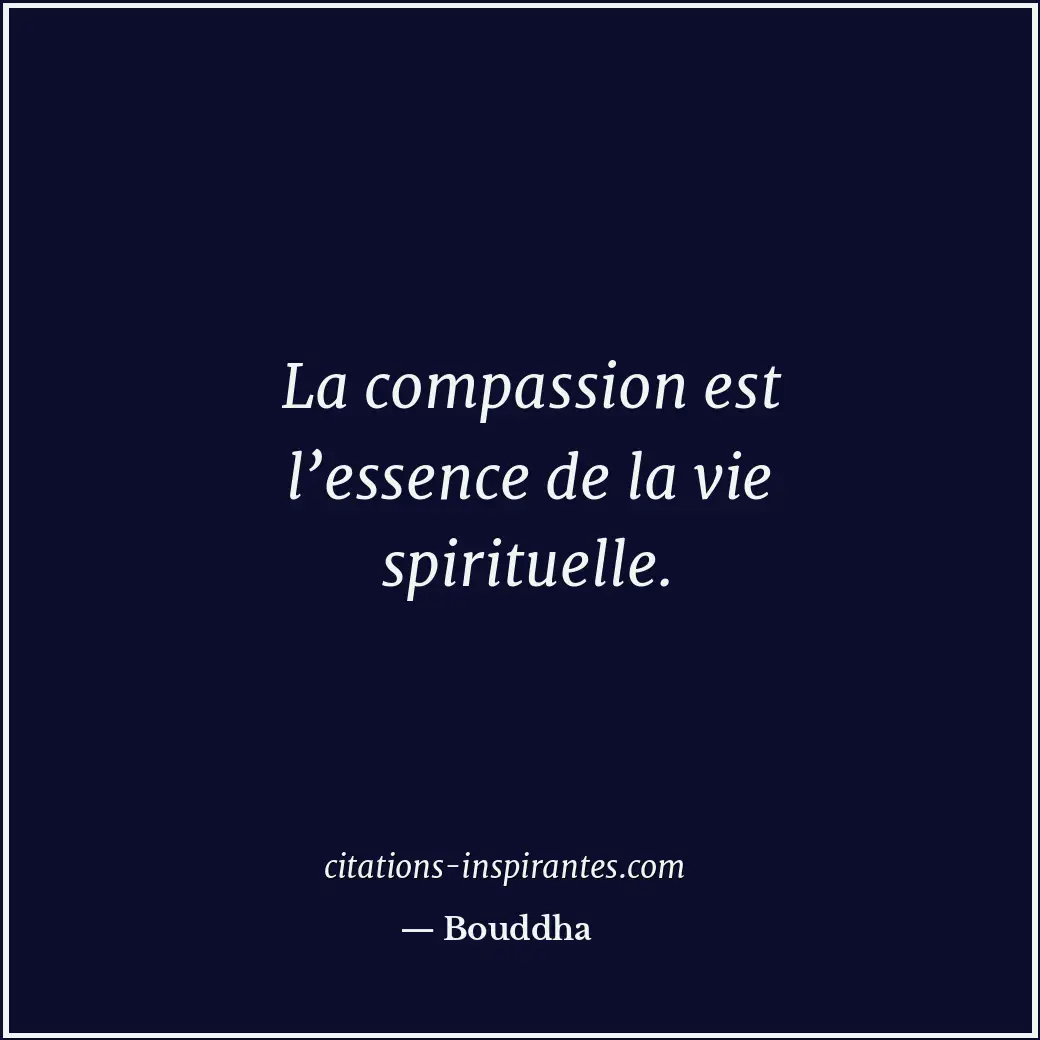 Citation de Bouddha