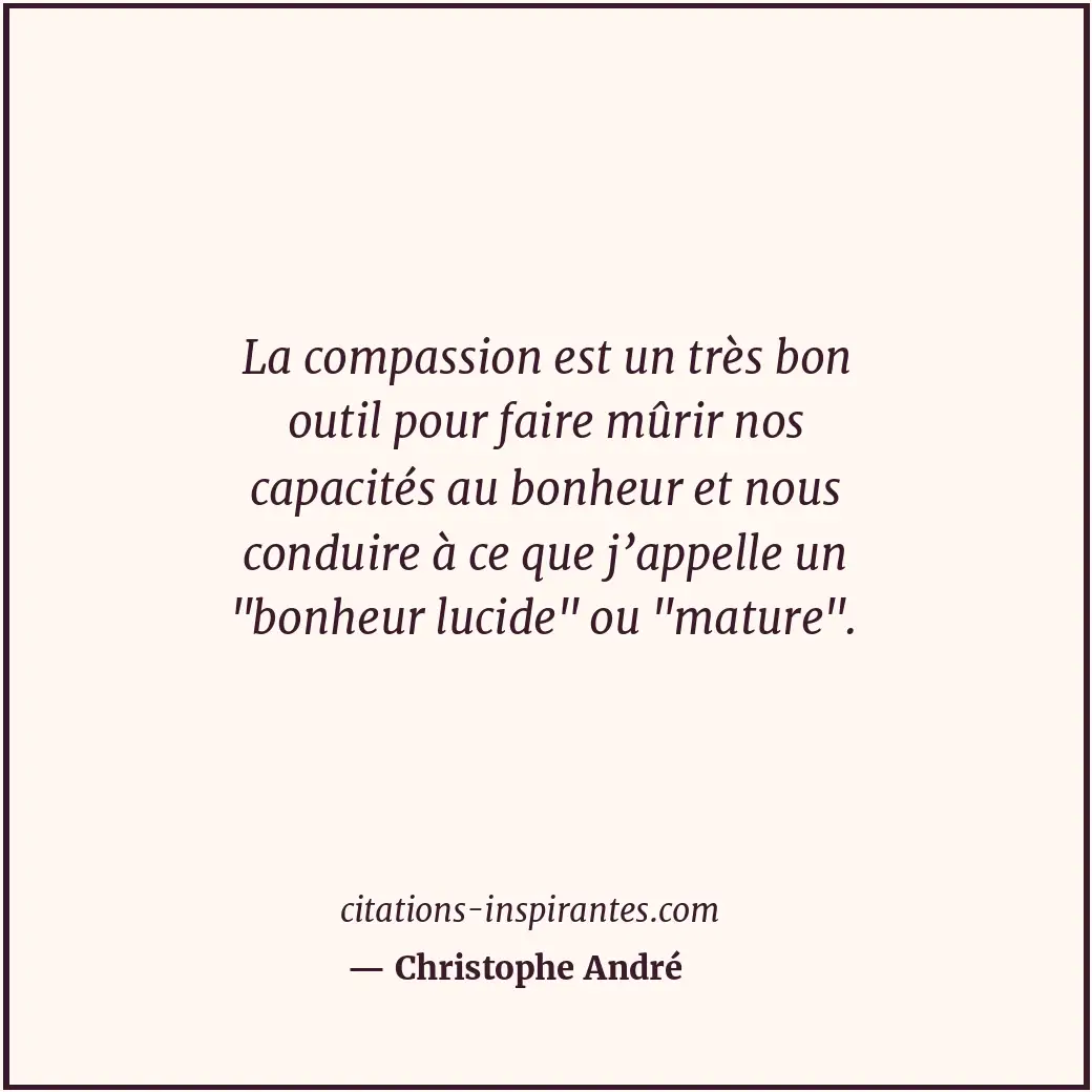 Citation de Christophe André