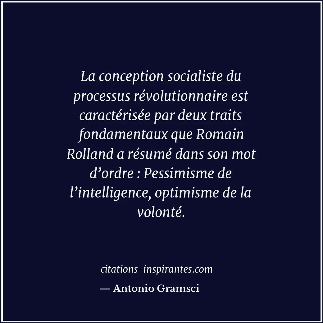 Citation de Antonio Gramsci