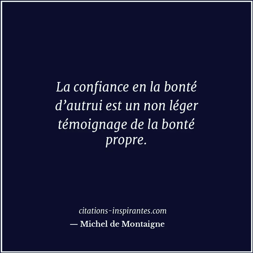 Citation de Michel de Montaigne