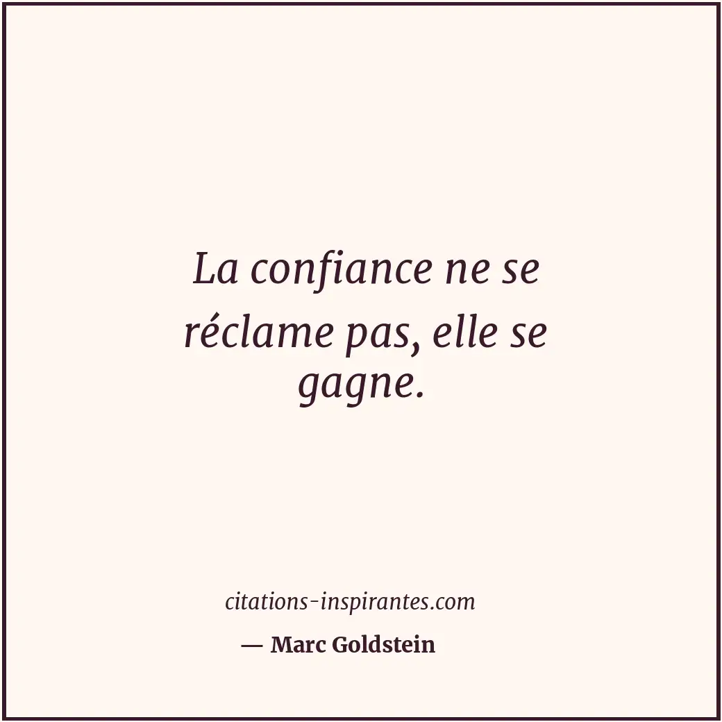 Citation de Marc Goldstein