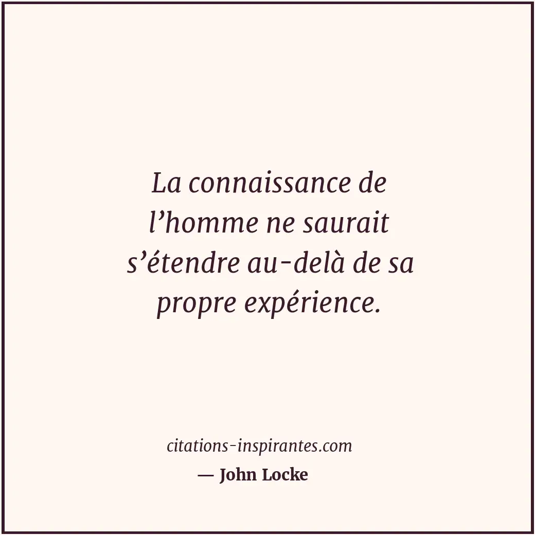 Citation de John Locke