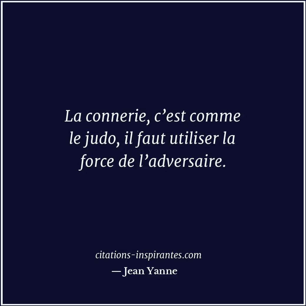 Citation de Jean Yanne