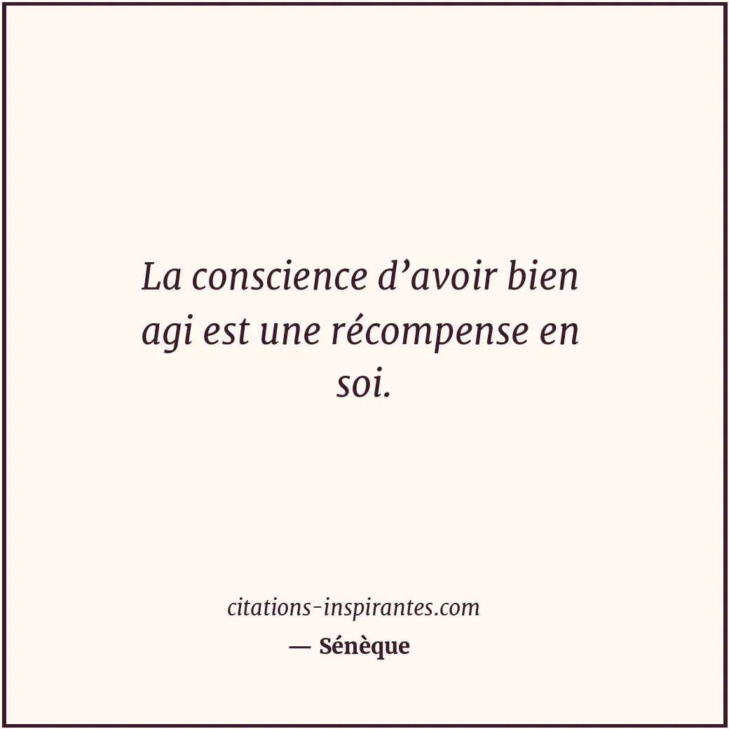 Citation de Sénèque