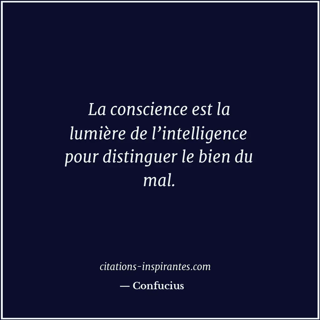 Citation de Confucius