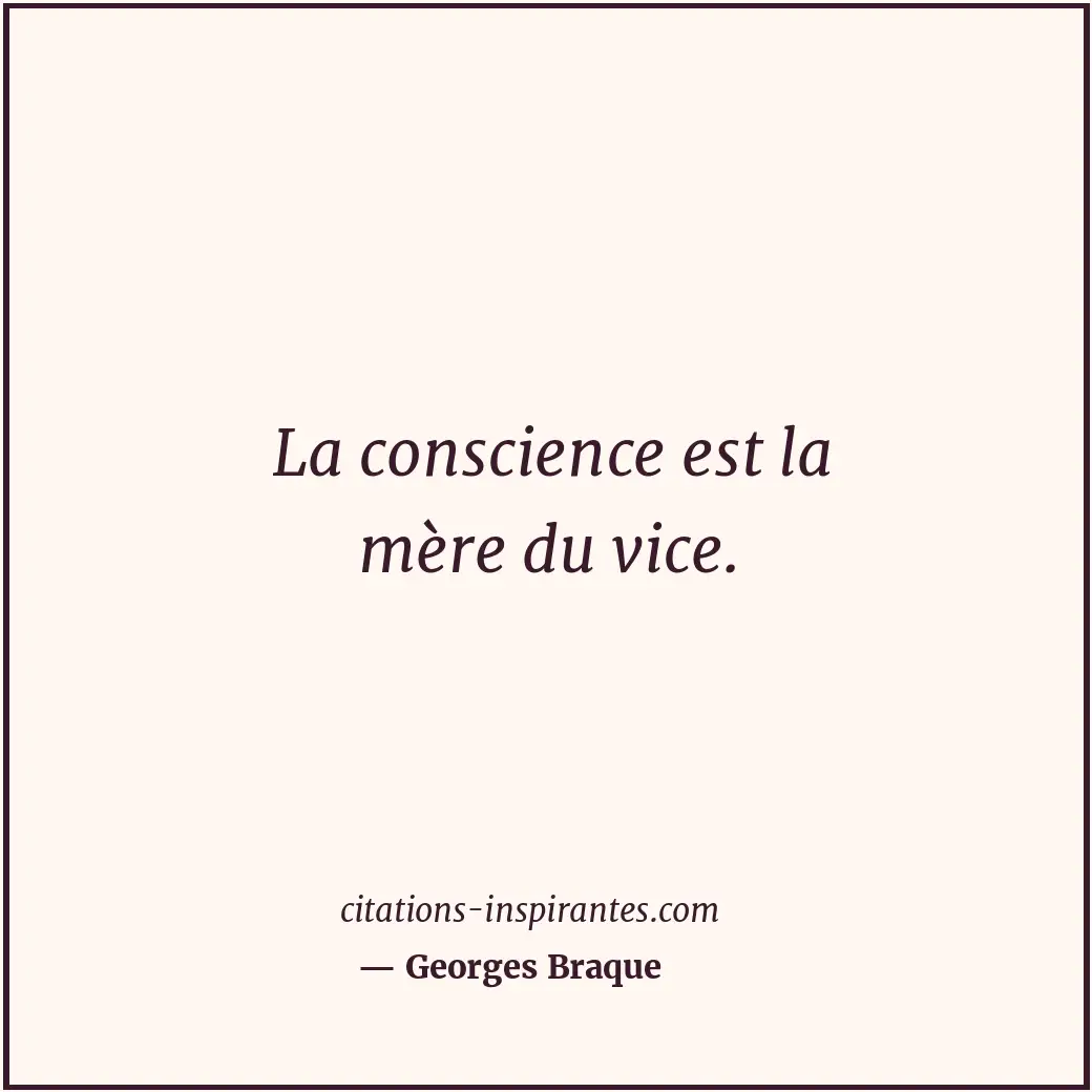Citation de Georges Braque