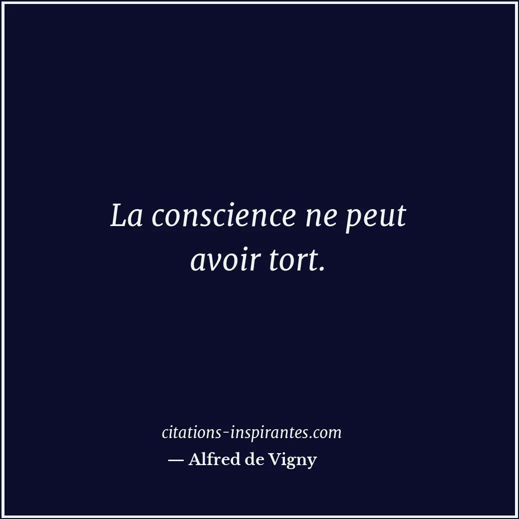 Citation de Alfred de Vigny