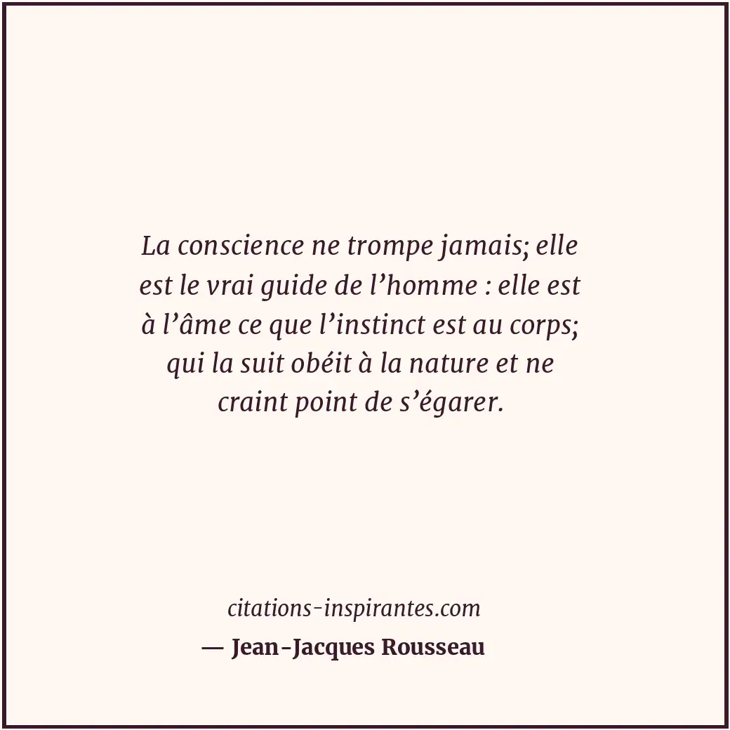 Citation de Jean-Jacques Rousseau