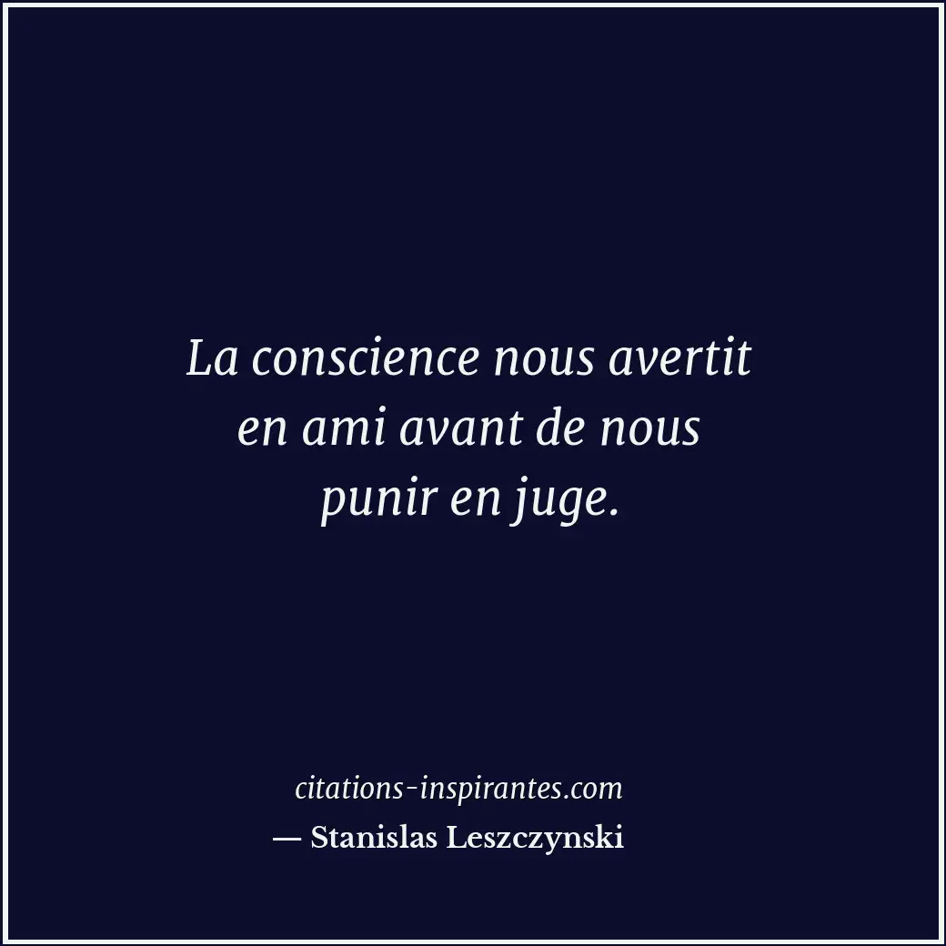 Citation de Stanislas Leszczynski