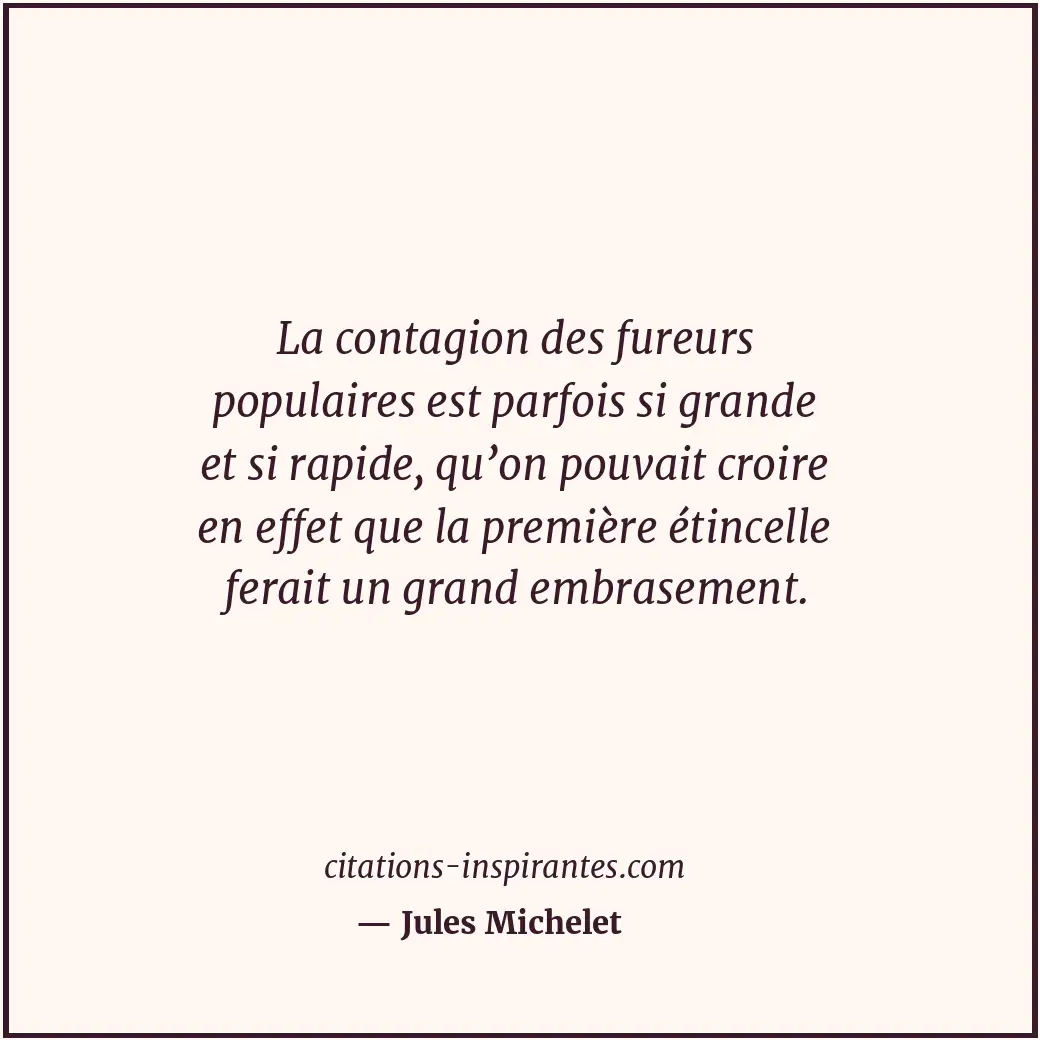 Citation de Jules Michelet