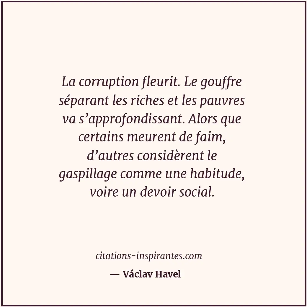 Citation de Václav Havel