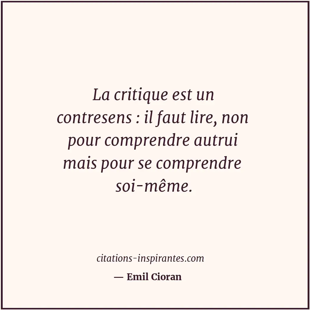 Citation de Emil Cioran