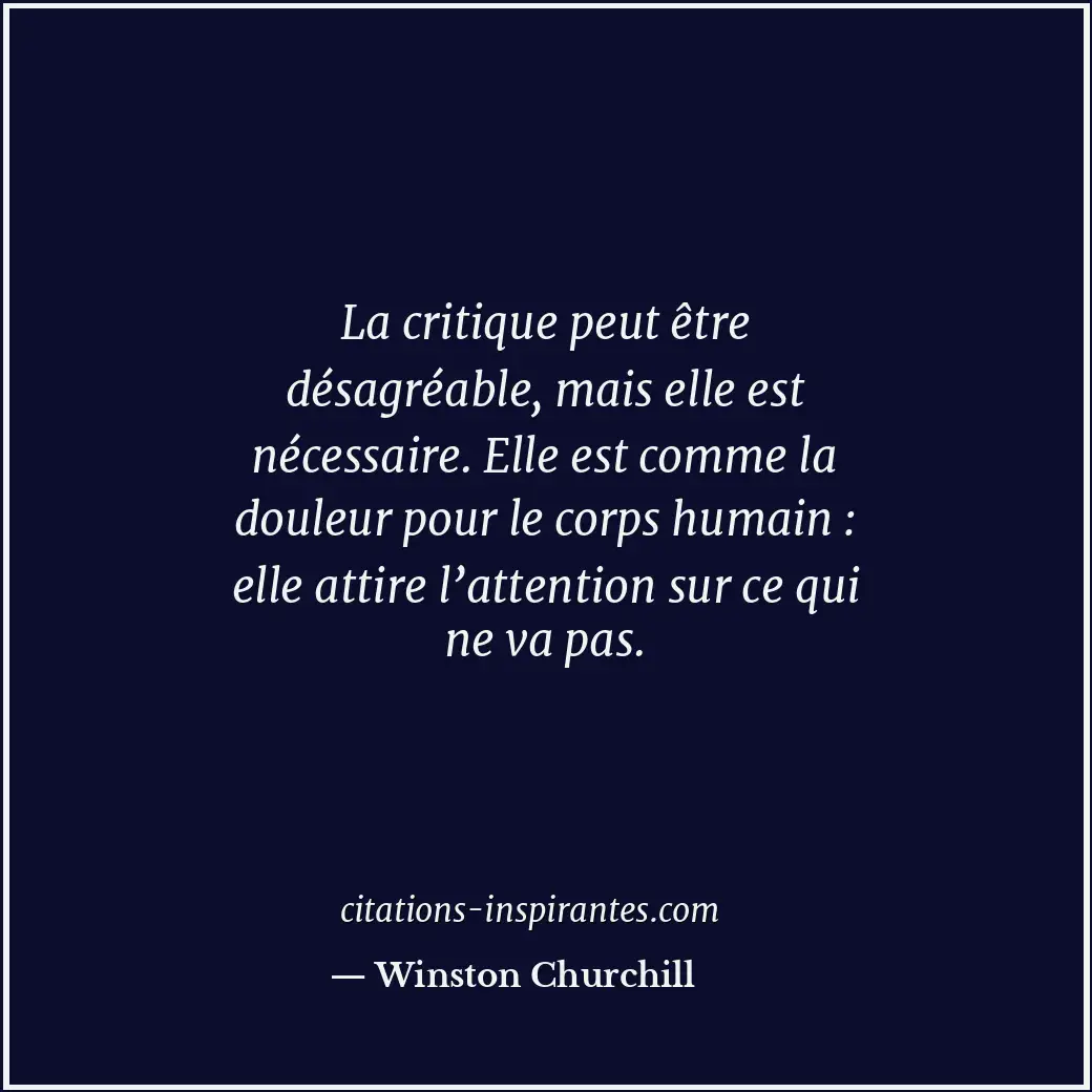 Citation de Winston Churchill