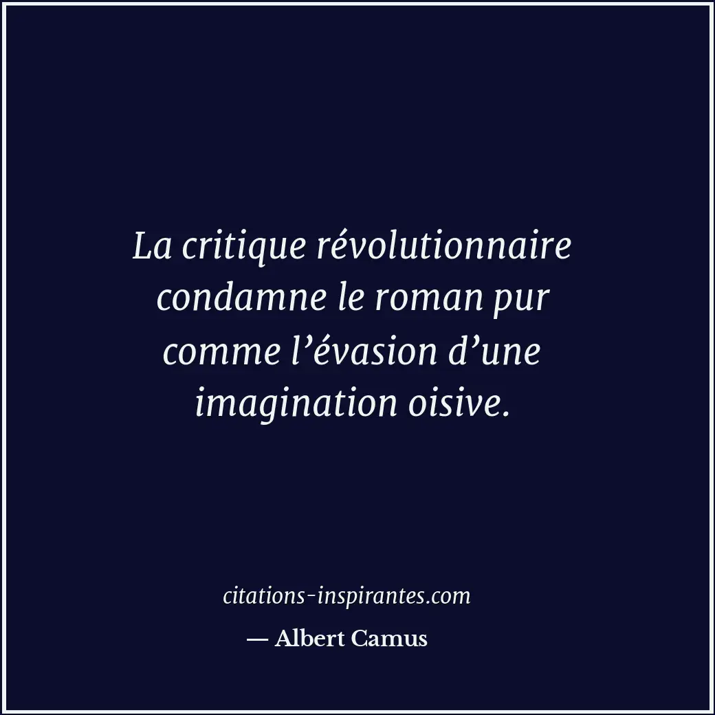 Citation de Albert Camus