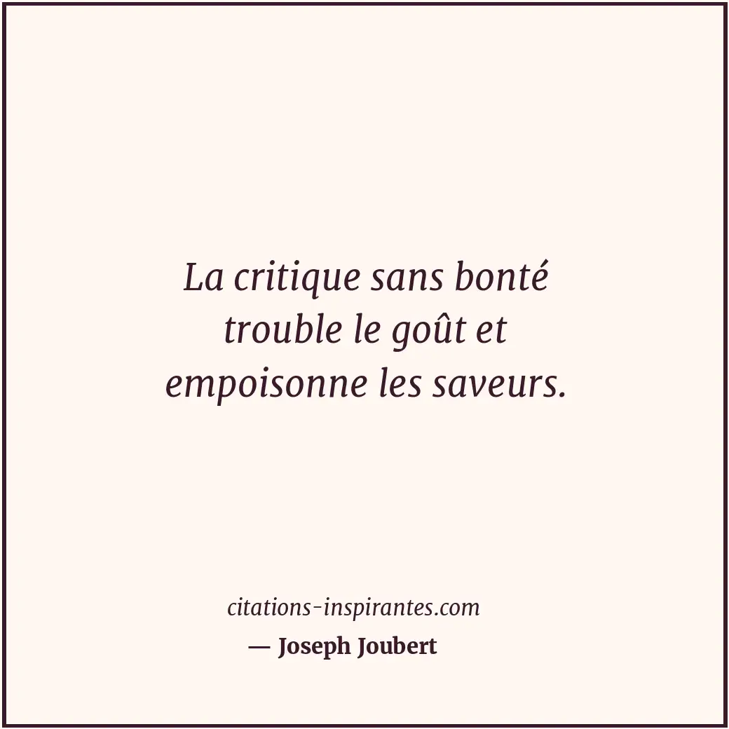 Citation de Joseph Joubert