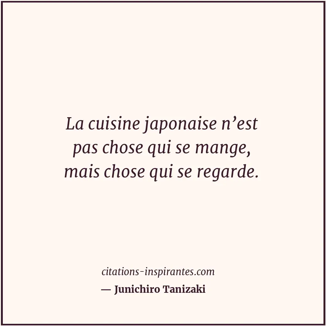Citation de Junichiro Tanizaki