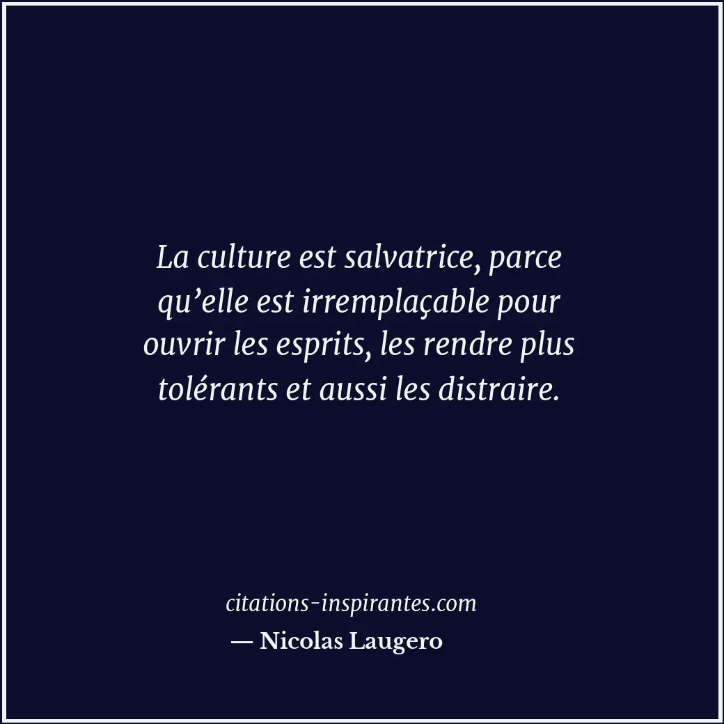 Citation de Nicolas Laugero