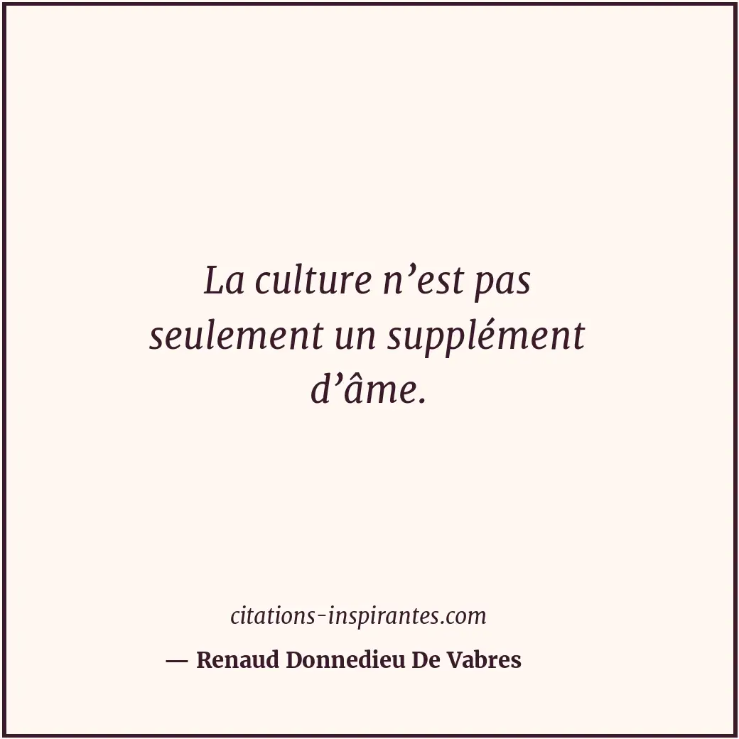 Citation de Renaud Donnedieu De Vabres