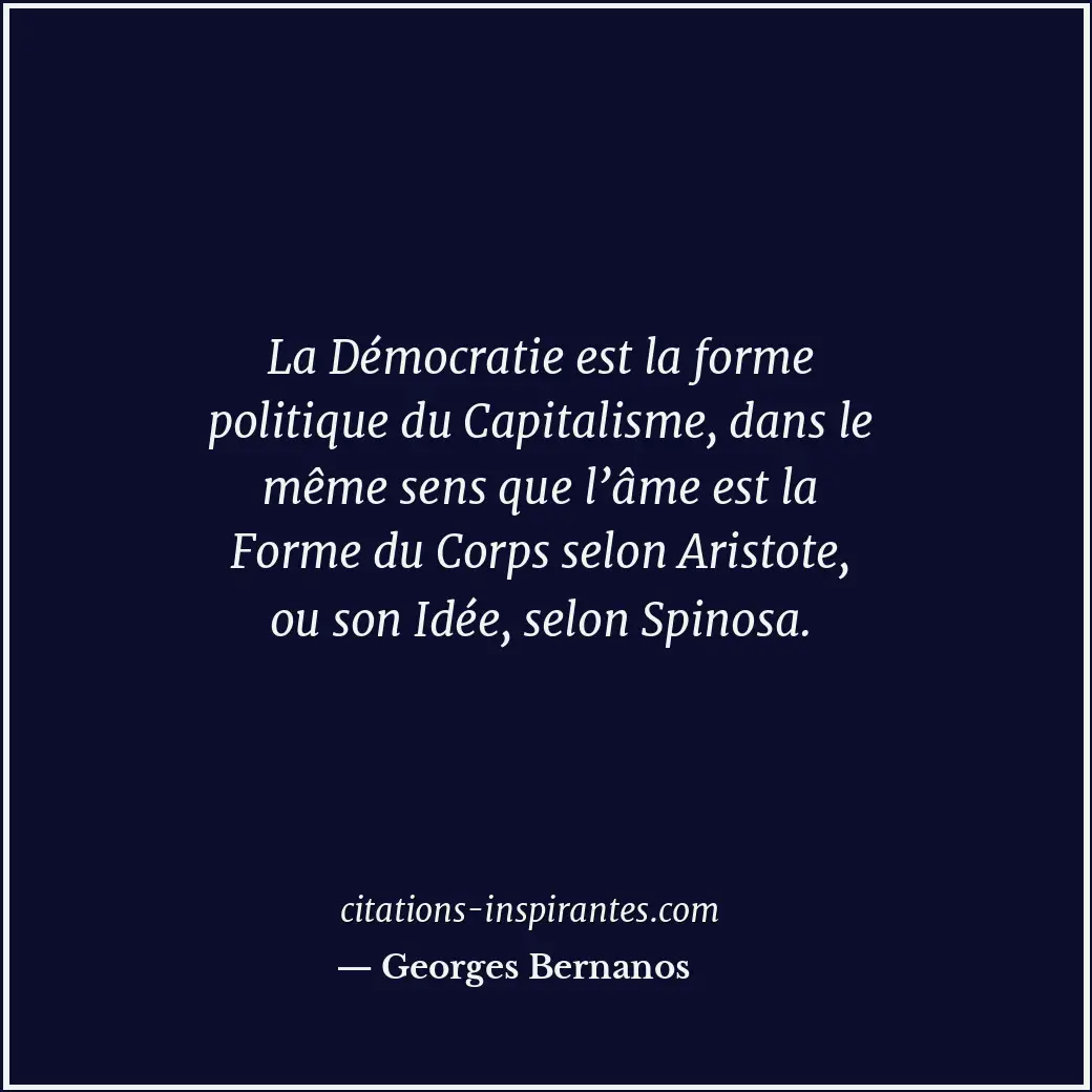 Citation de Georges Bernanos