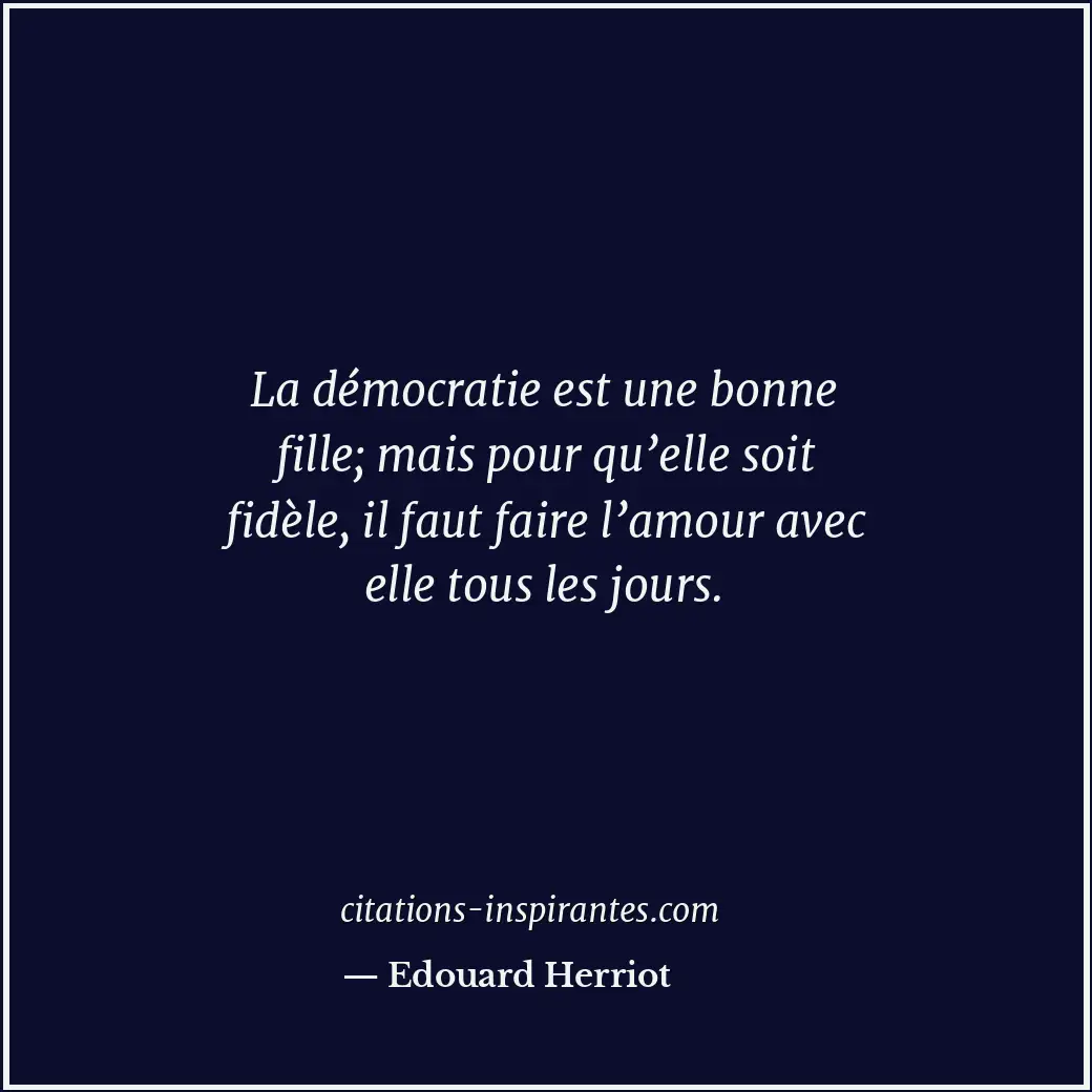 Citation de Edouard Herriot