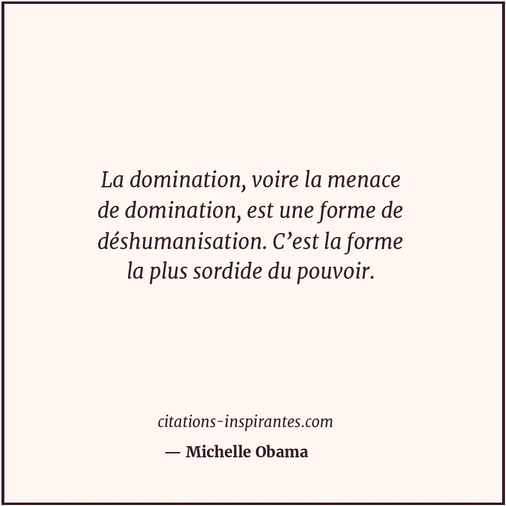 Citation de Michelle Obama