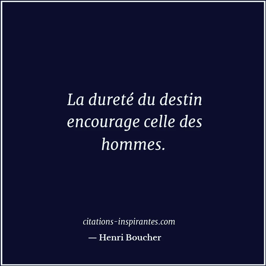 Citation de Henri Boucher