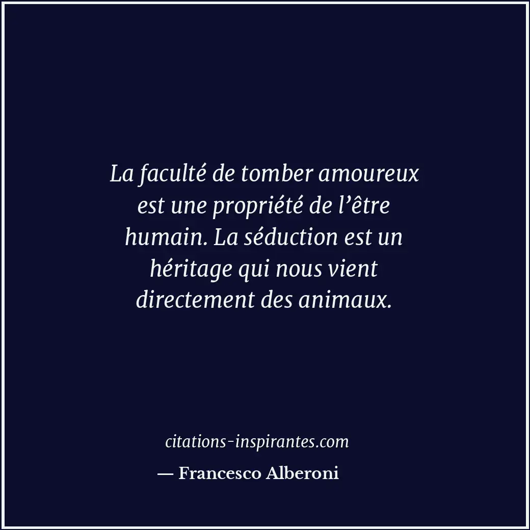 Citation de Francesco Alberoni