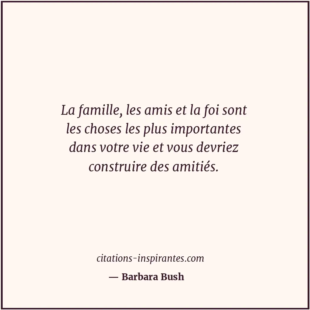 Citation de Barbara Bush