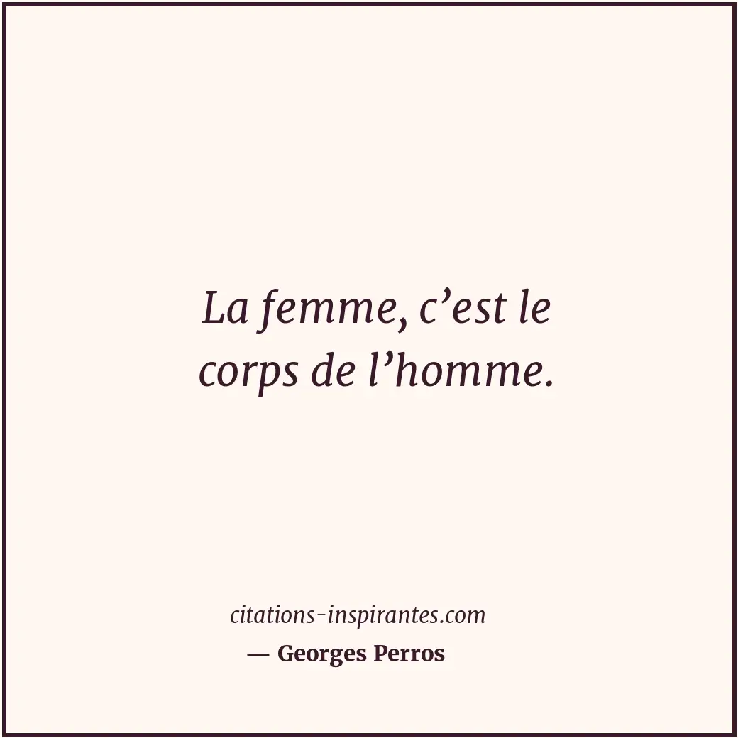 Citation de Georges Perros