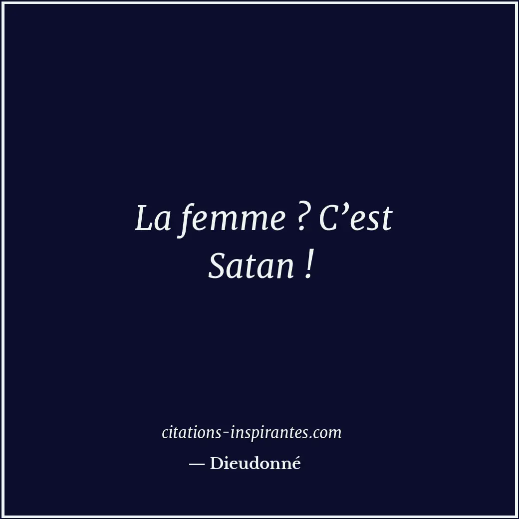 Citation de Dieudonné