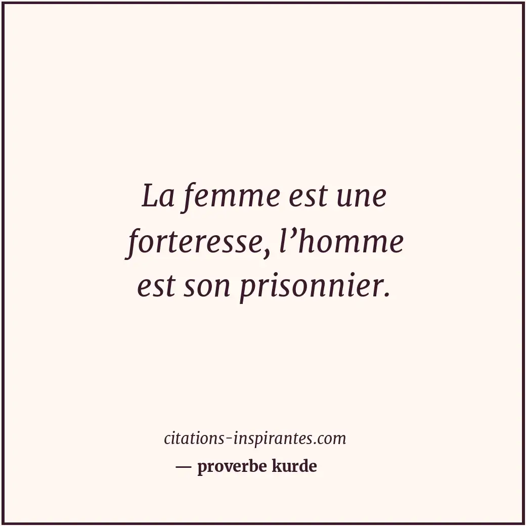 Citation de proverbe kurde