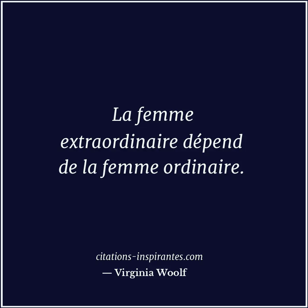 Citation de Virginia Woolf