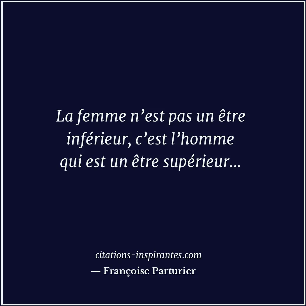 Citation de Françoise Parturier