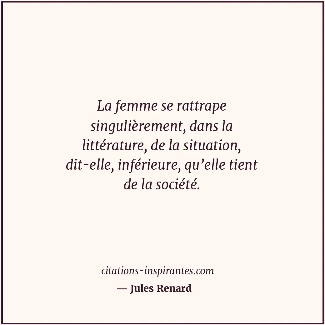 Citation de Jules Renard