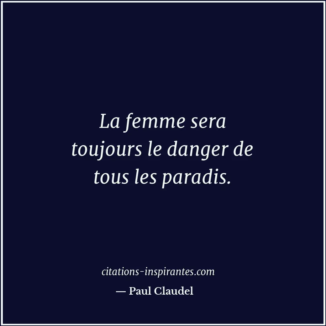 Citation de Paul Claudel