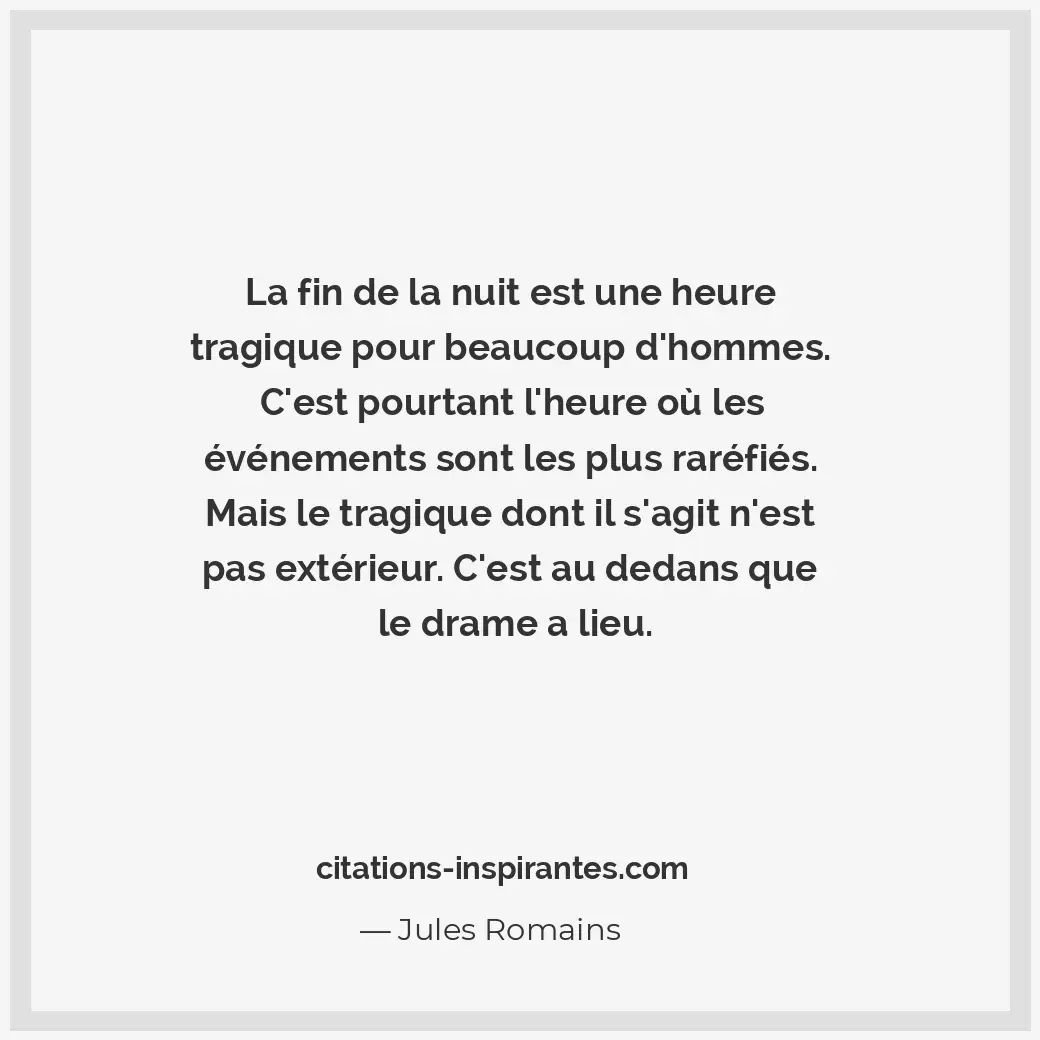 Citation de Jules Romains