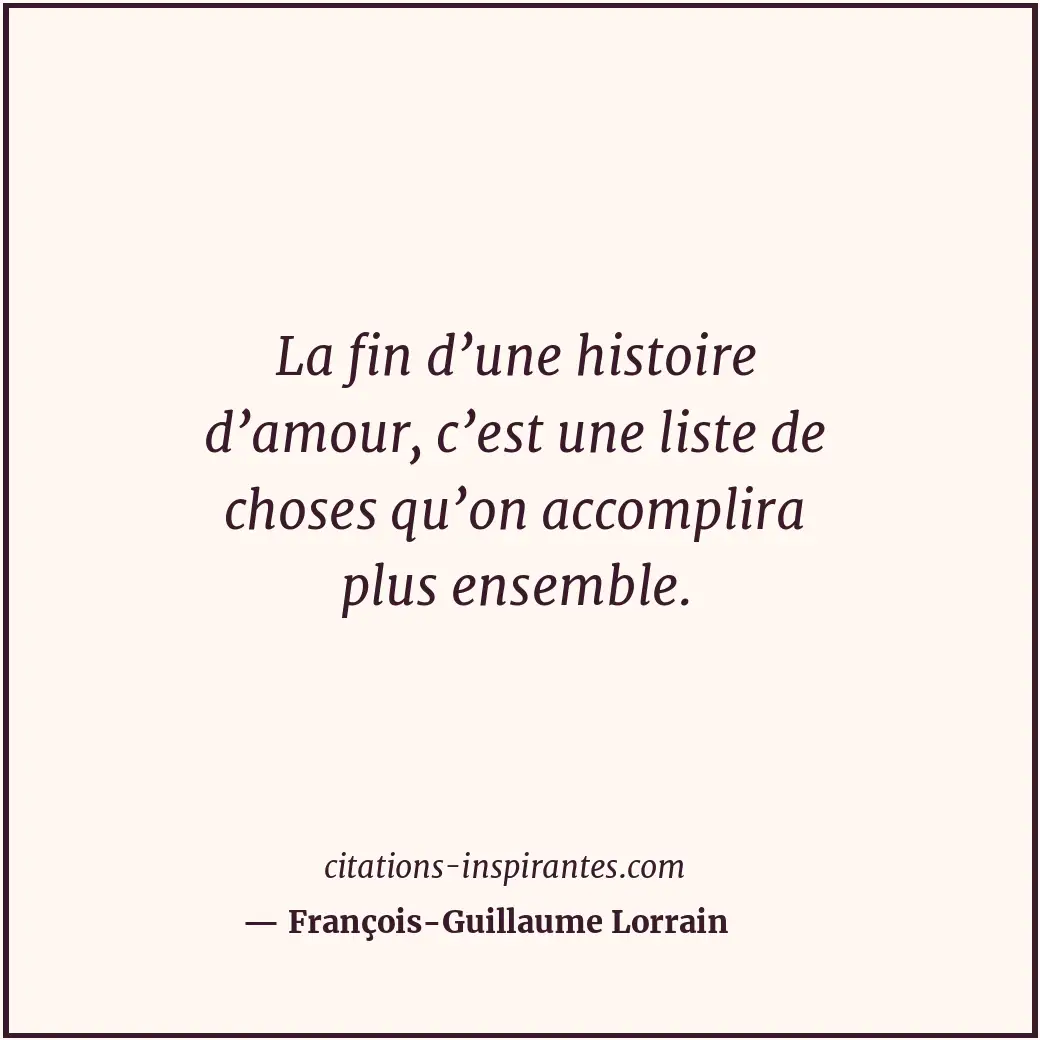 Citation de François-Guillaume Lorrain
