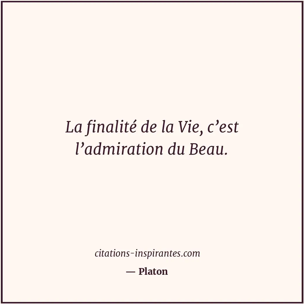 Citation de Platon