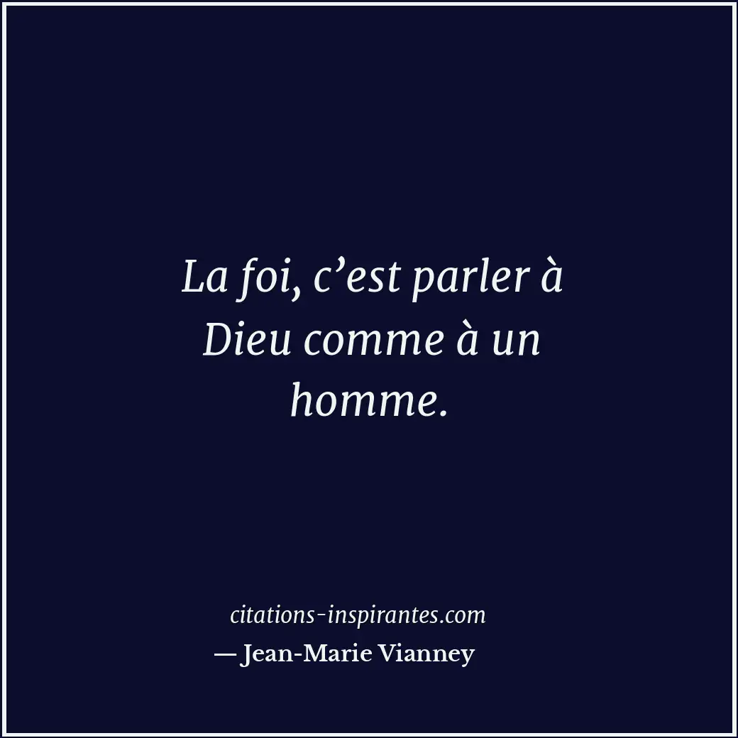 Citation de Jean-Marie Vianney