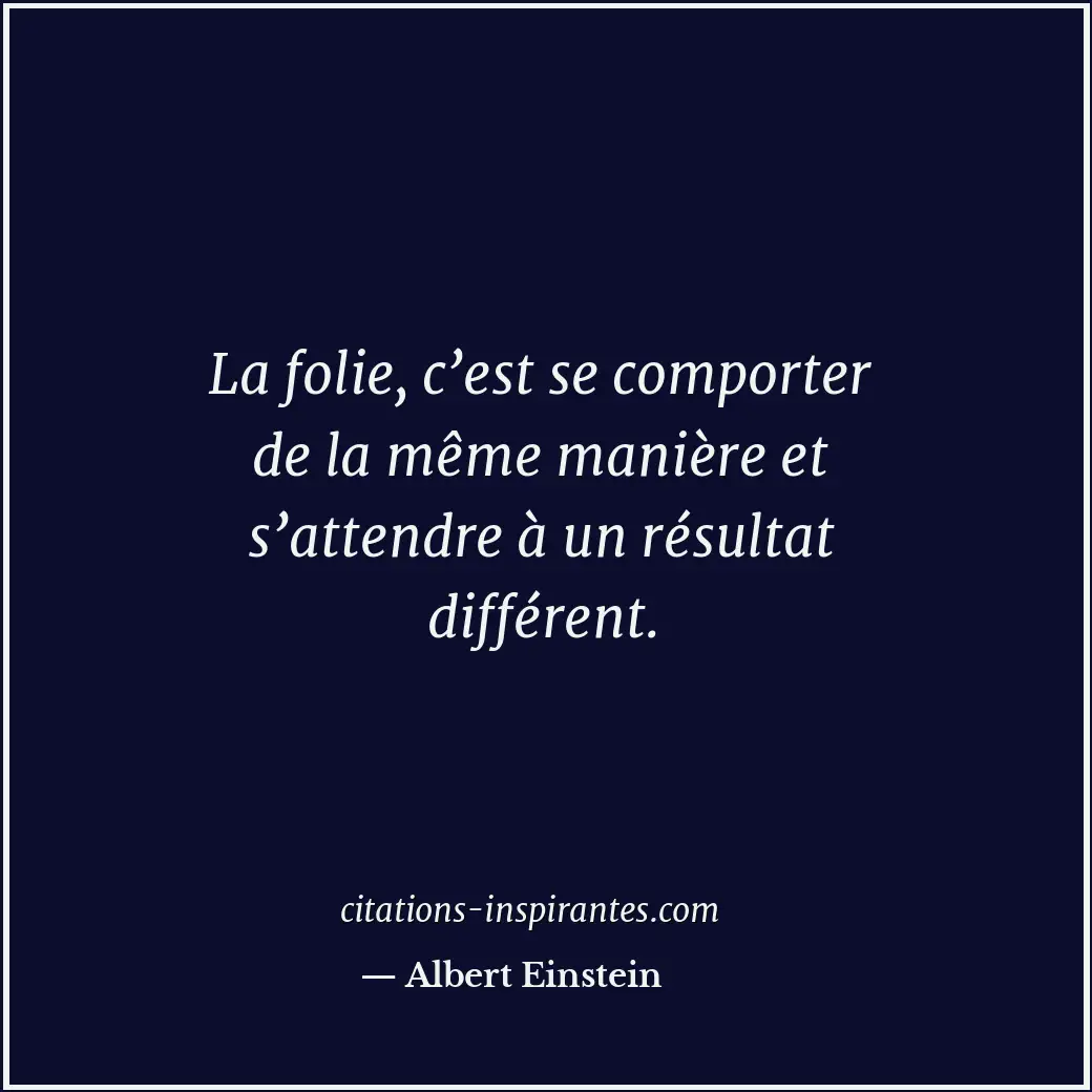 Citation de Albert Einstein