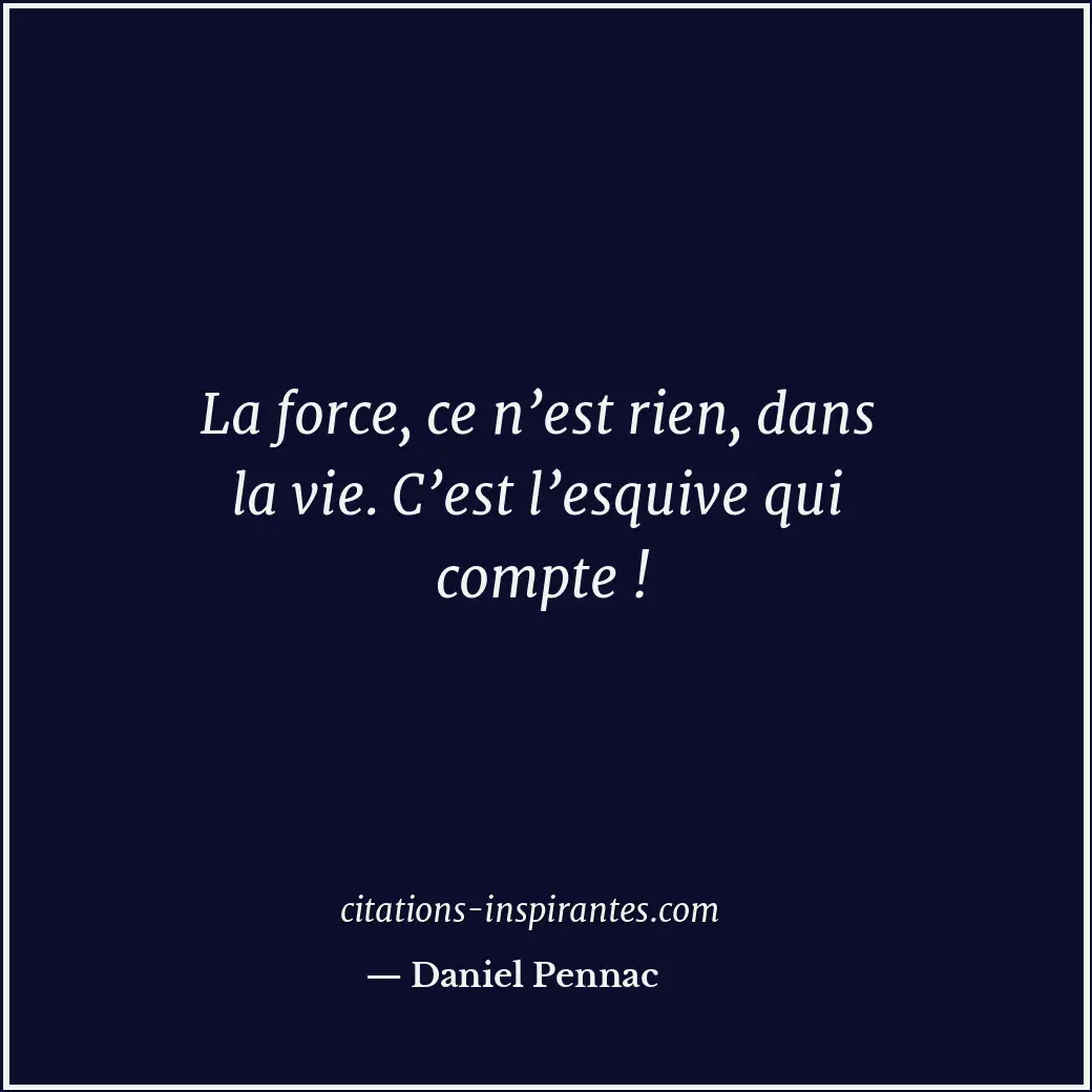 Citation de Daniel Pennac