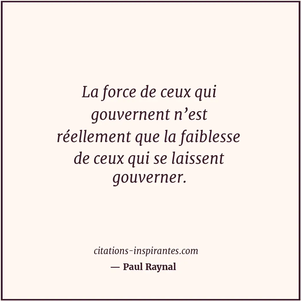 Citation de Paul Raynal