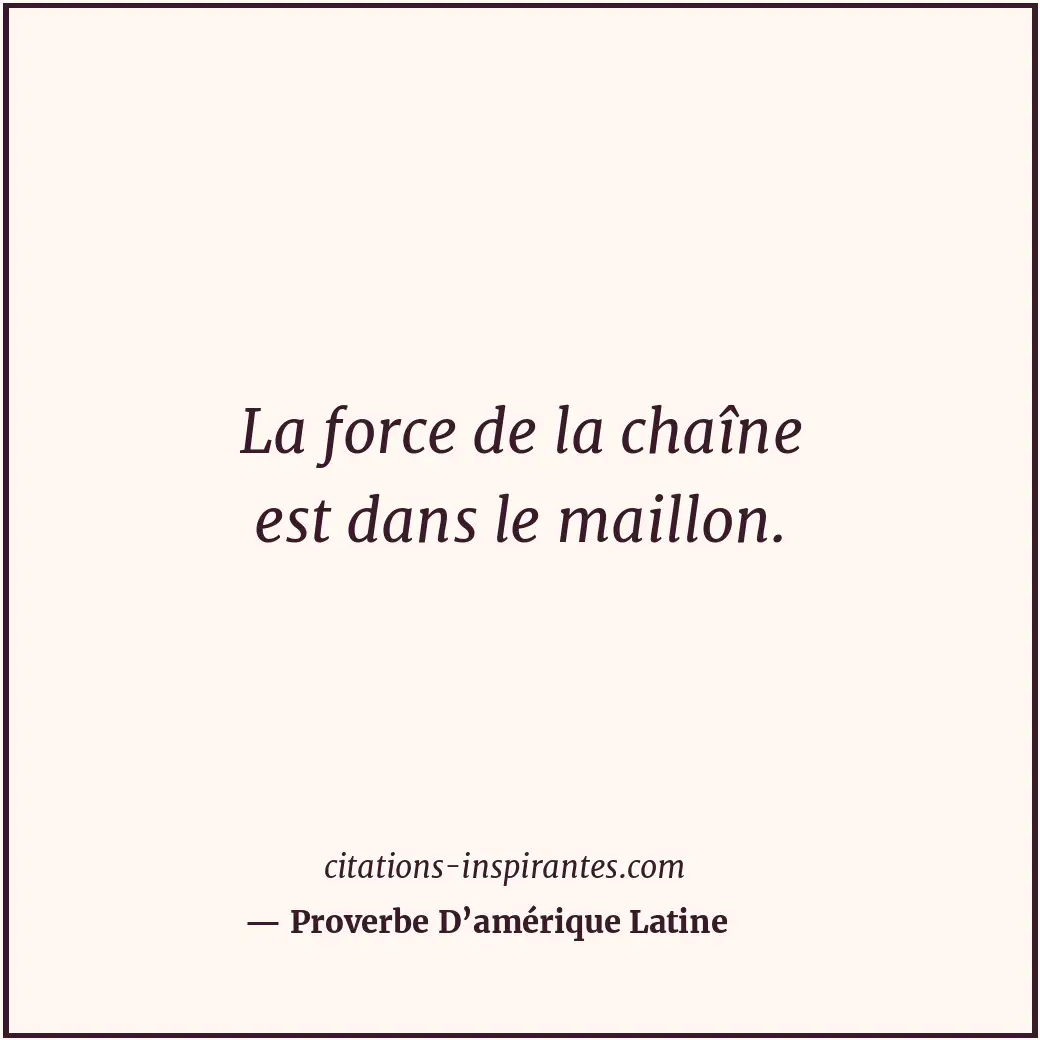 Citation de Proverbe D’amérique Latine