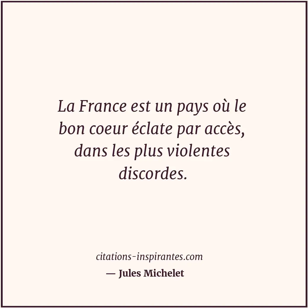 Citation de Jules Michelet
