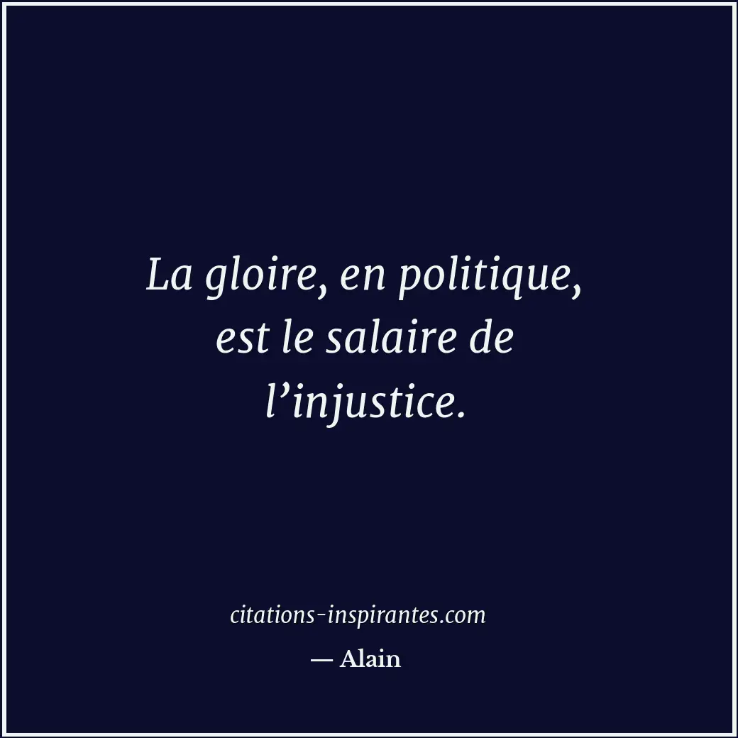 Citation de Alain