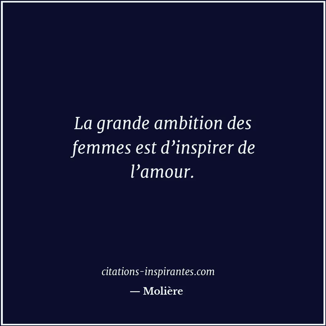 Citation de Molière