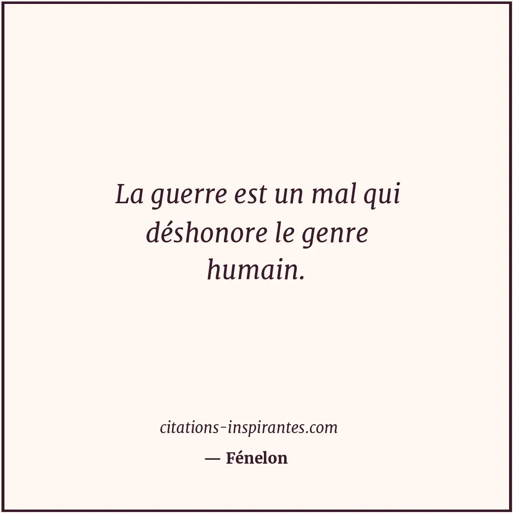 Citation de Fénelon
