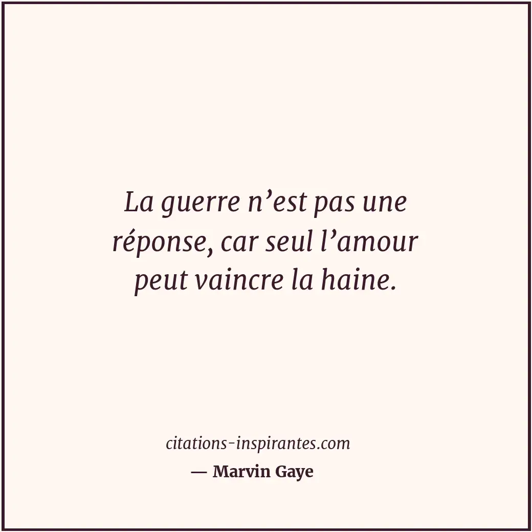 Citation de Marvin Gaye